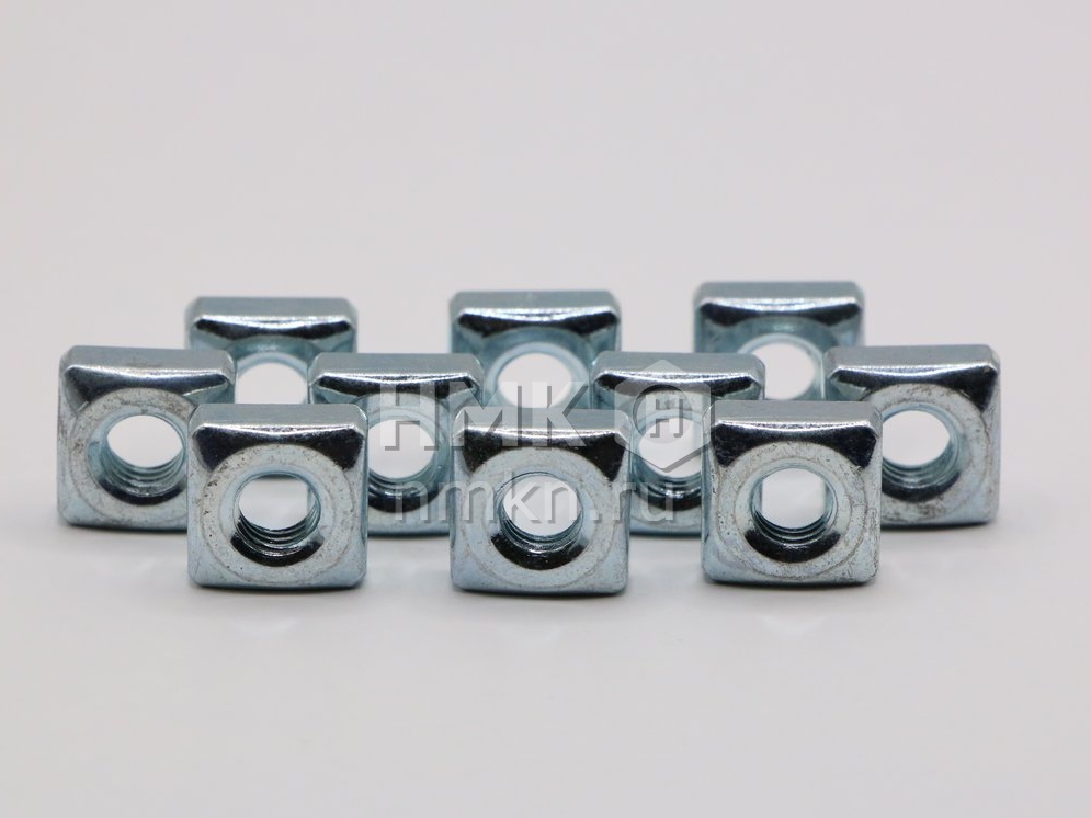 Гайка квадратная М6 комплект 10 шт