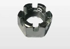 Гайка 250979 М16х1,5 прорезная корон шт рулевого шарнира  цинк гайка 250979 п29 м16х1,5 прорезная корон шт рулевого шарнира газель в интернет-магазине НМК