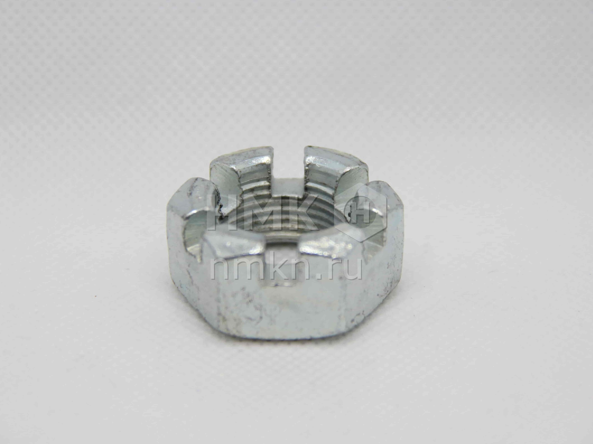 Гайка М20х1,5 прорезная корон рулевого шарнира  251015 цинк гайка 251015 п29 м20х1,5 прорезная к рулевого шарнира соболь в интернет-магазине НМК
